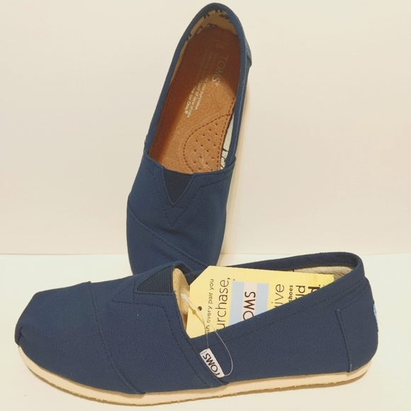TOMS Navy Canvas Men's Classics - Picture 4 of 4